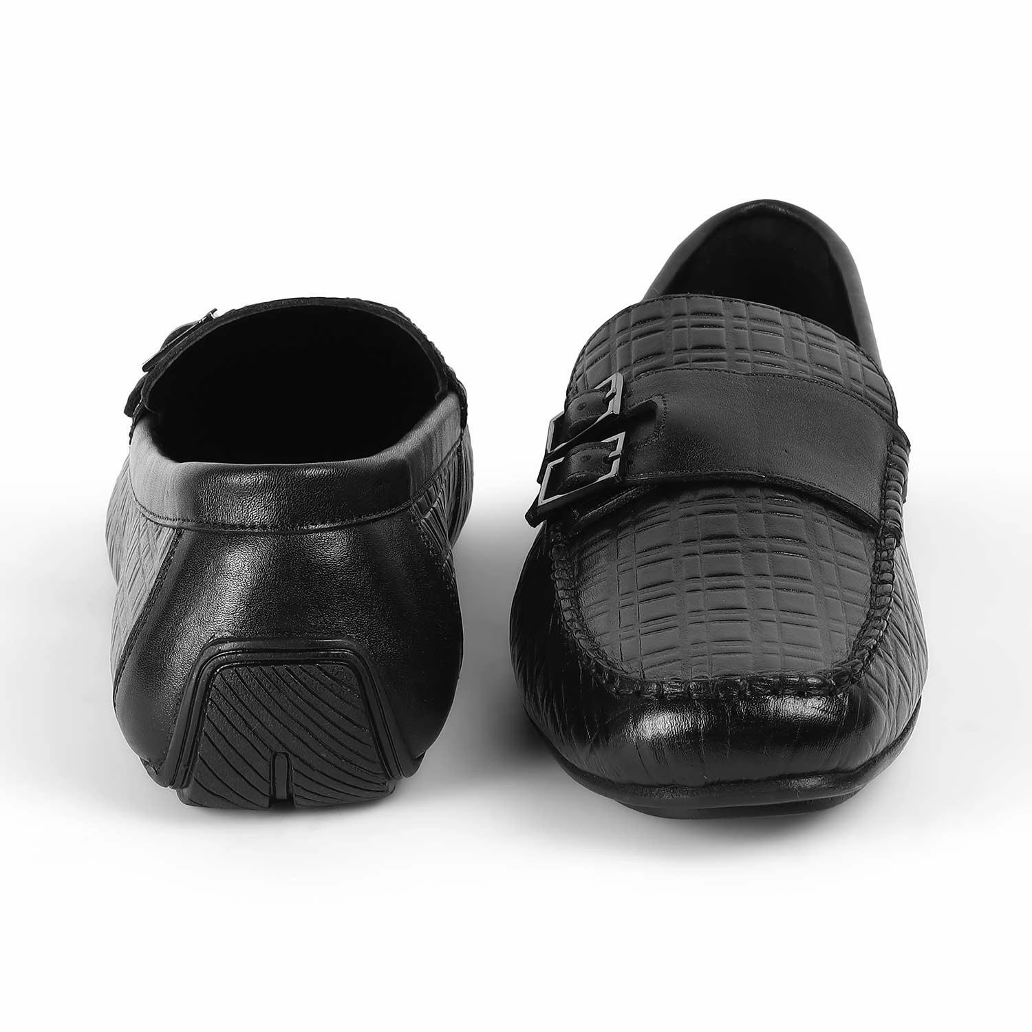 Brogue Shoes Uk Tresmode Robert Black Men's Double Monk Shoes