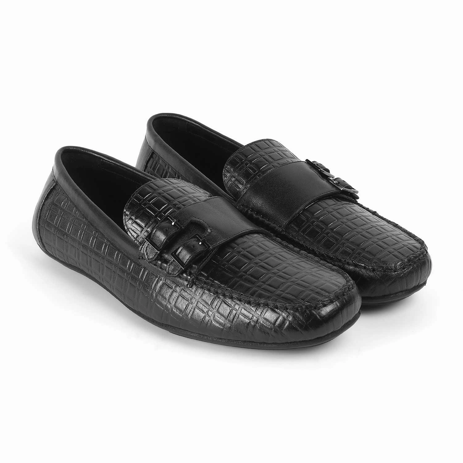 Tresmode Robert Black Men's Double Monk Shoes Chapman And Moore Brogues
