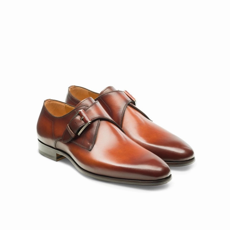 Oxblood Semi Brogue Magnanni | Mansfeld Monk Strap (2 Colors)
