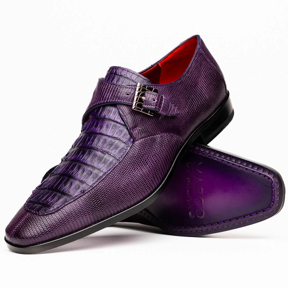 Toluca Purple J&m Brogue Cap Toe Boot