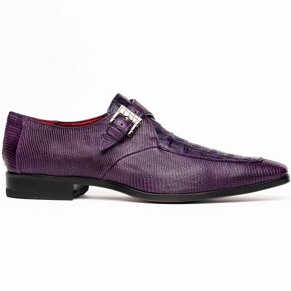Toluca Purple Brogue Shoes Fashion