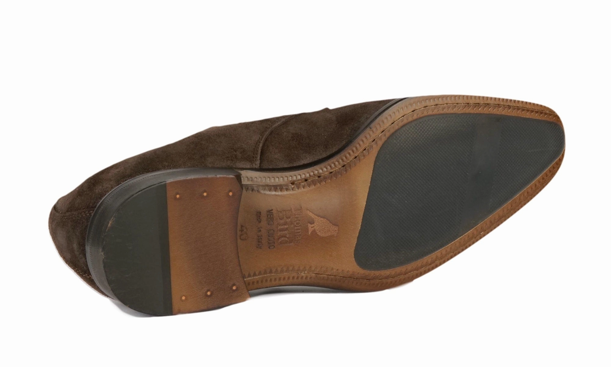 Suede Shoes Brooklyn Single Monk Strap Brown Suede