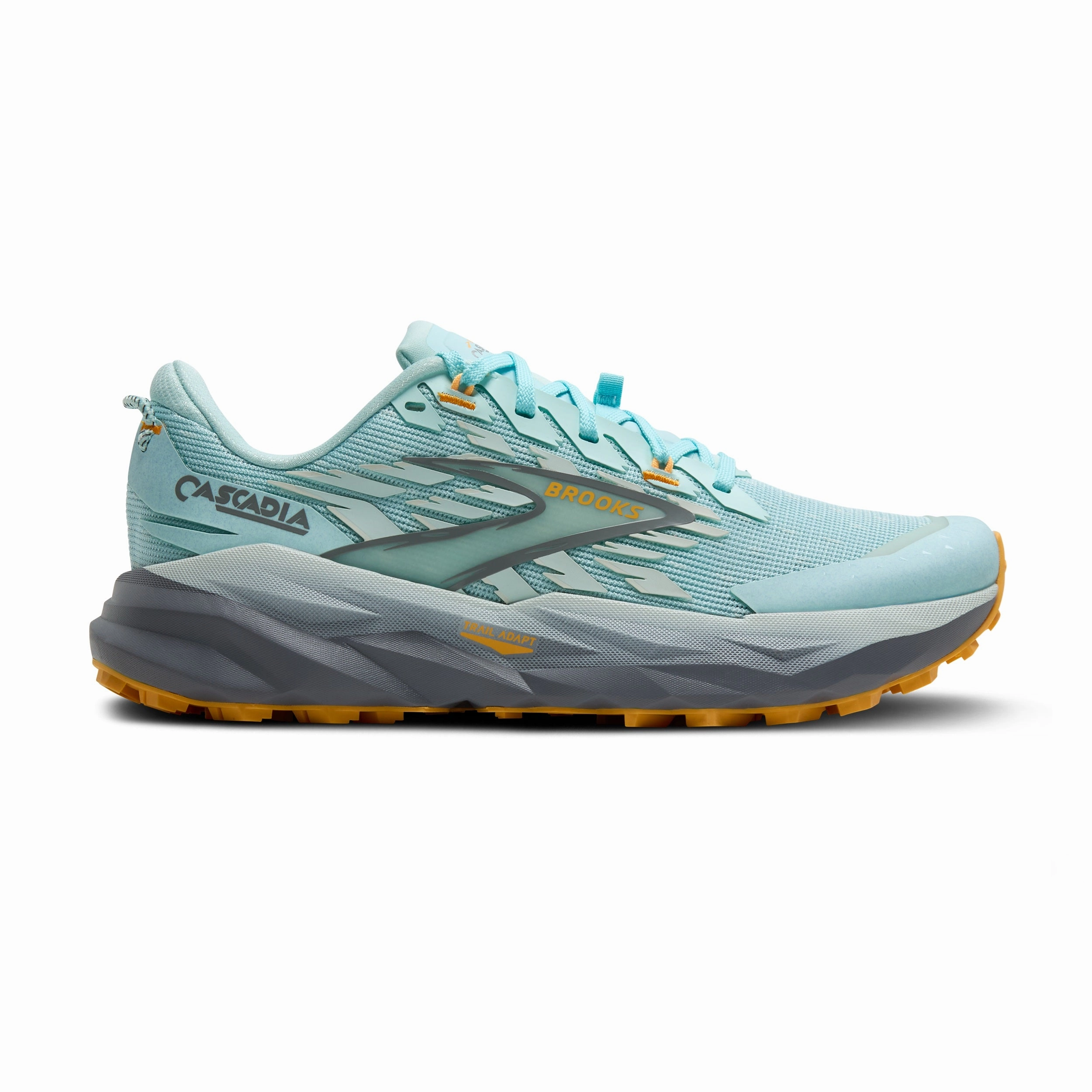 Brooks Cascadia 19 Wide | Clearwater / Primer Grey | Womens Pegasus Trail 2 Trail-running Shoes