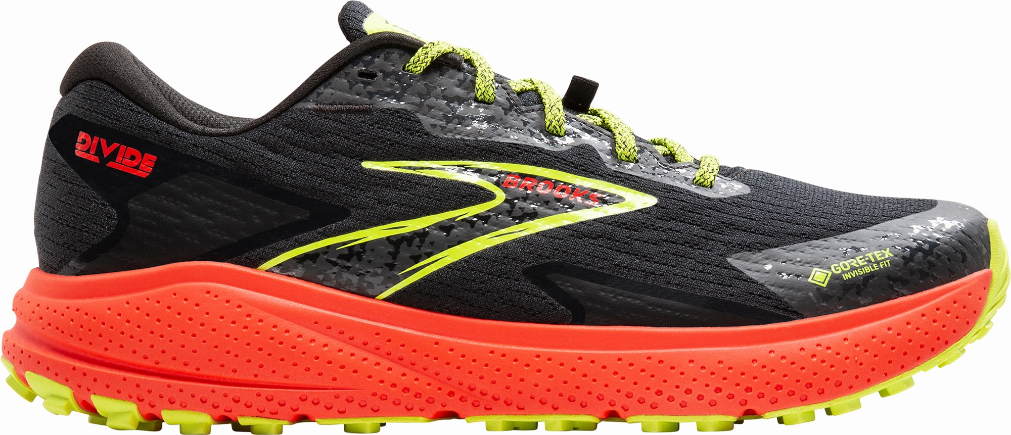 Brooks Divide 5 GORE-TEX Mens Trail Running Shoes - Black Best Desert Trail Running Shoes