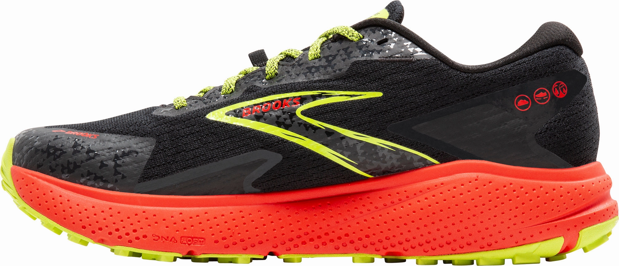 Brooks Divide 5 GORE-TEX Mens Trail Running Shoes - Black Men's Trail Running Shoes