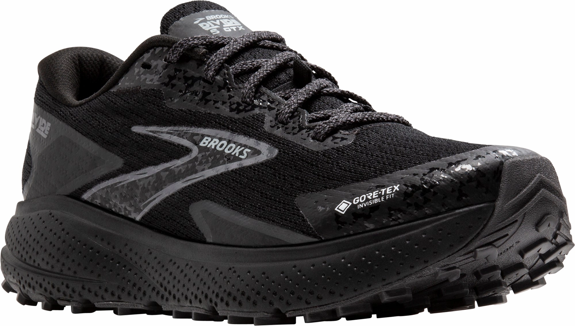 Gtx Trail Running Shoes Brooks Divide 5 GORE-TEX Womens Trail Running Shoes - Black