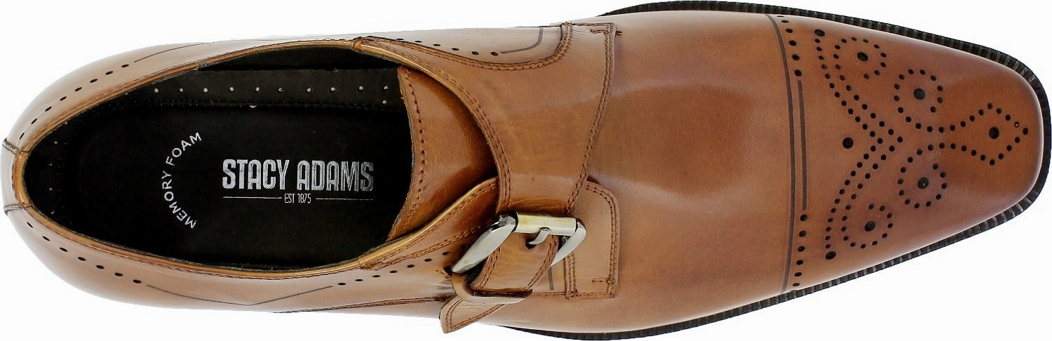 Suit And Brogues 25110-257 I STACY ADAMS KIMBALL I SADDLE TAN-MILTI