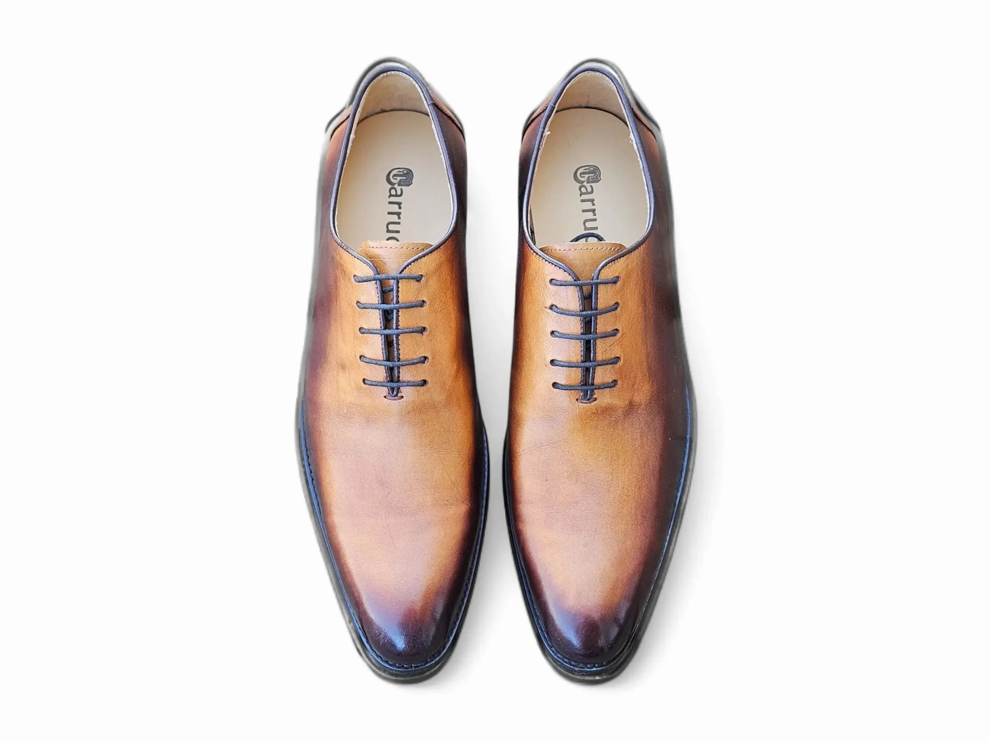Burnished Two Tone Wholecut Oxford Oxfords Size 6