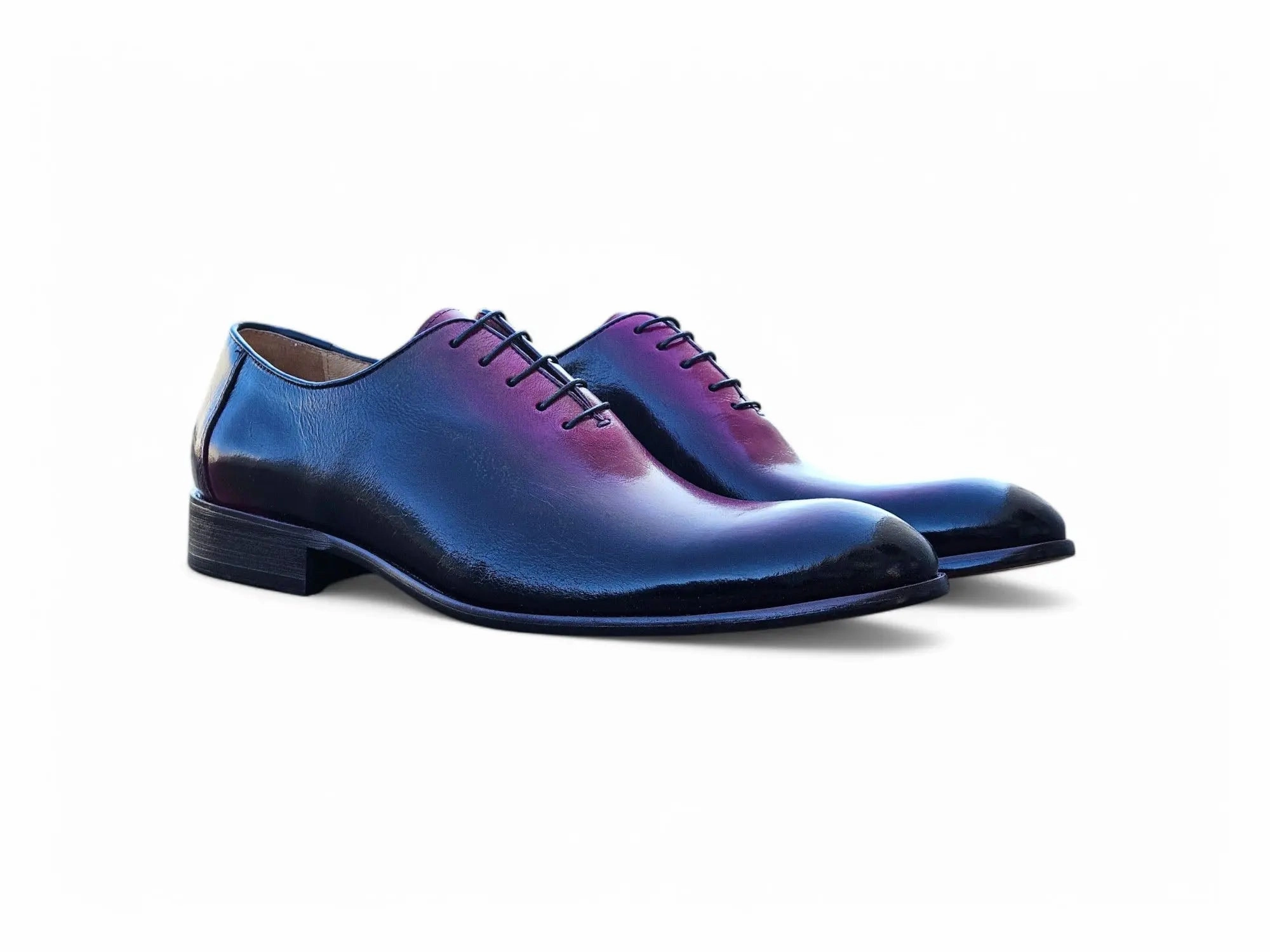 Burnished Two Tone Wholecut Oxford Bespoke Oxfords