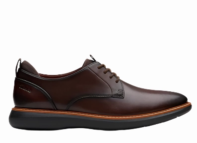 Martens Oxford Clarks Men's Brantin Oxford - Dark Brown