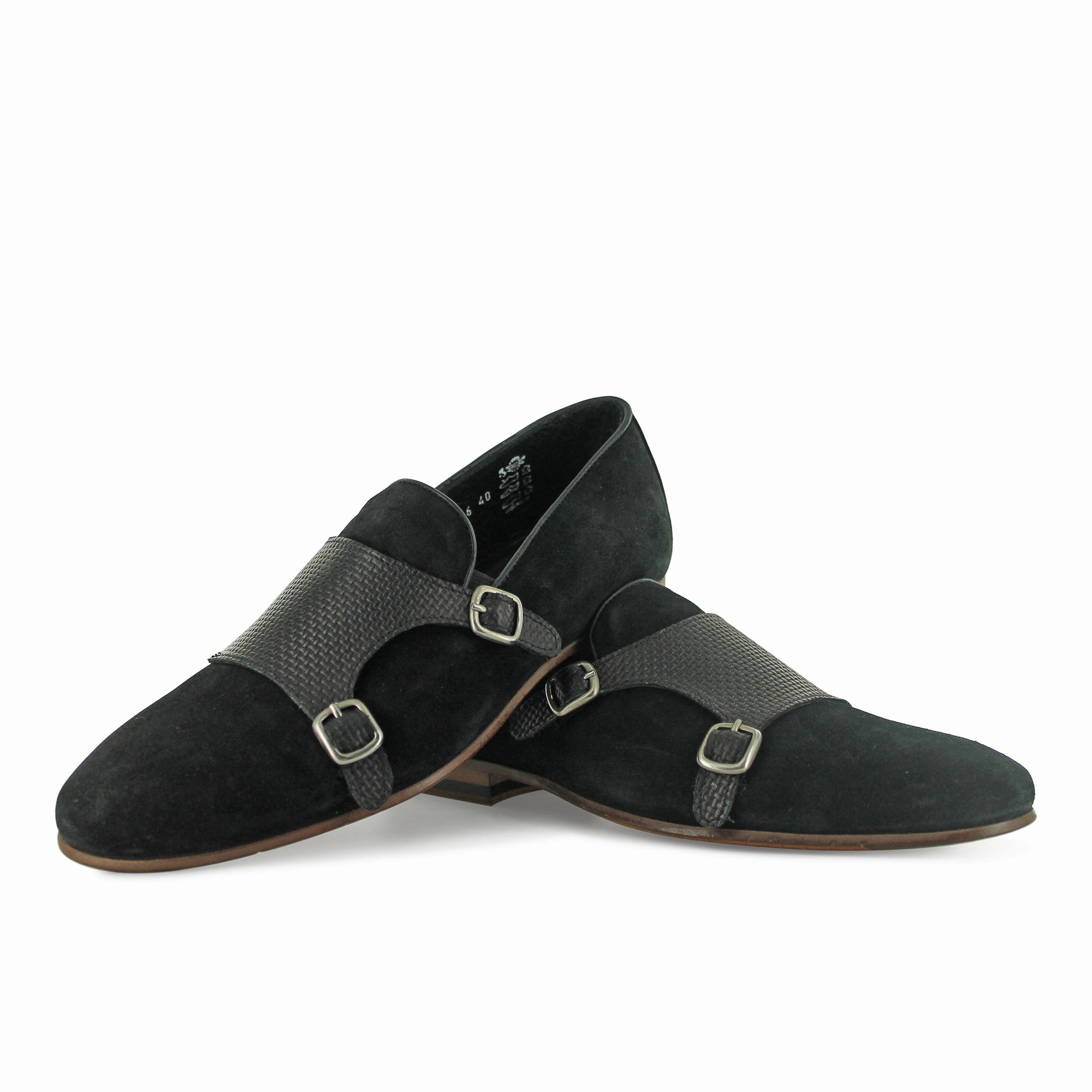 C246 - Velour Nero Gracelyn Brogue Oxford