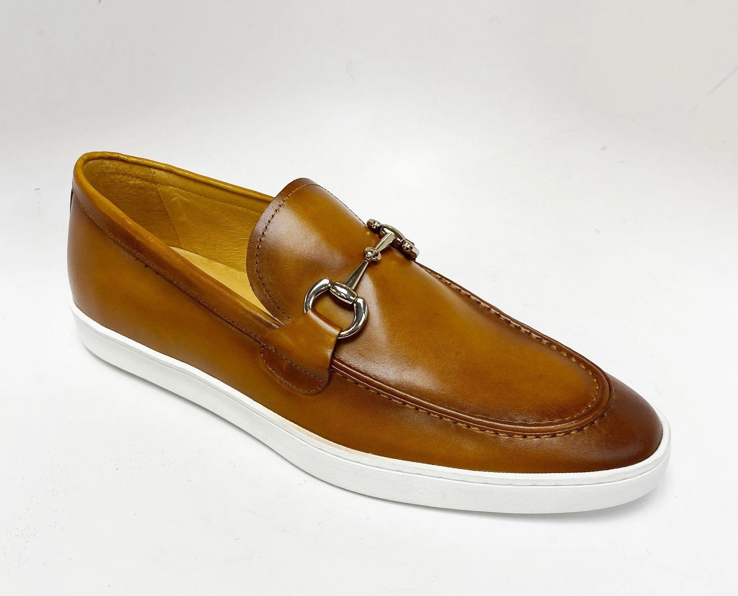 Calfskin Slip-On Horsebit Loafer Cognac Slip On Uggs With Strap