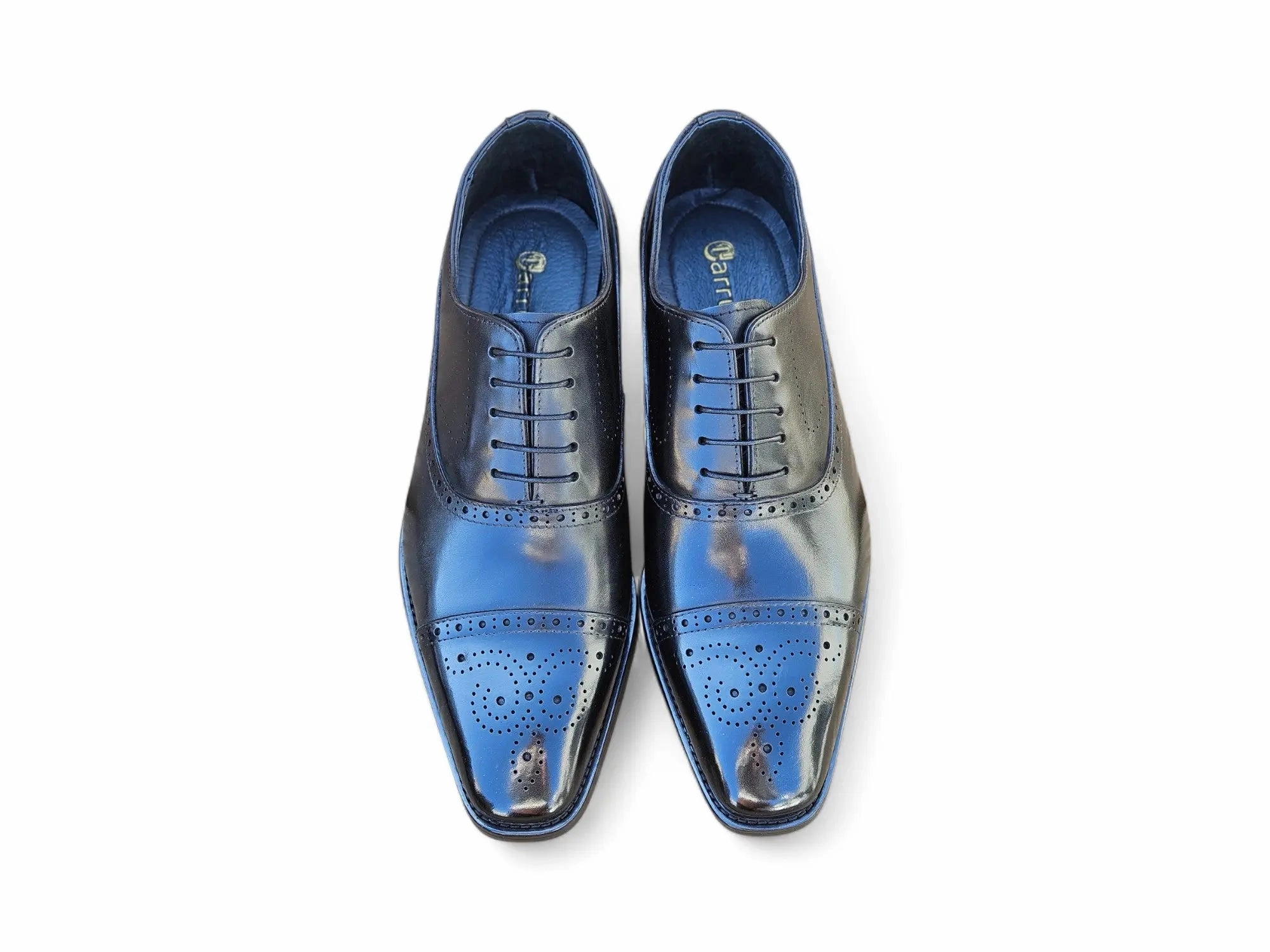 Cap Toe Lace-up in Leather Sole Dunbar Wingtip Oxfords