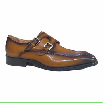 CARRUCCI: Double Monk Loafer KS509-05 Brogues Miracle Worker