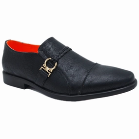 Cassandra Loafers CASUAL BIT CAP TOE LEATHER LOAFER/The cuban