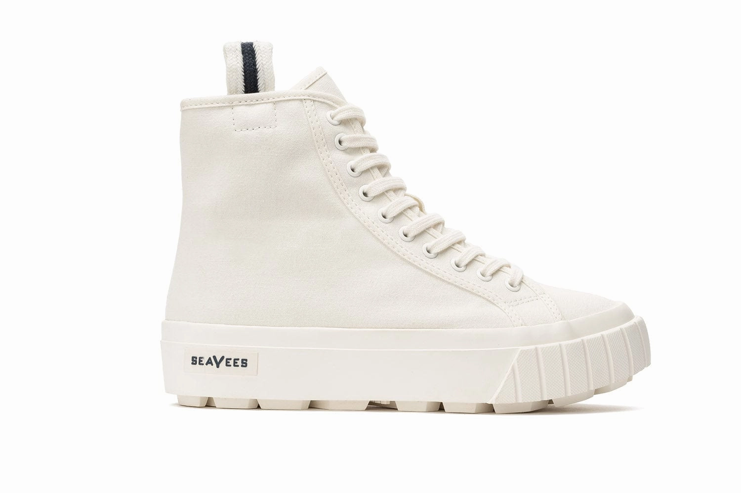 Womens - La Brea Lug High Top Platform - White Casual Shoes To Wear With Skinny Jeans In Winter