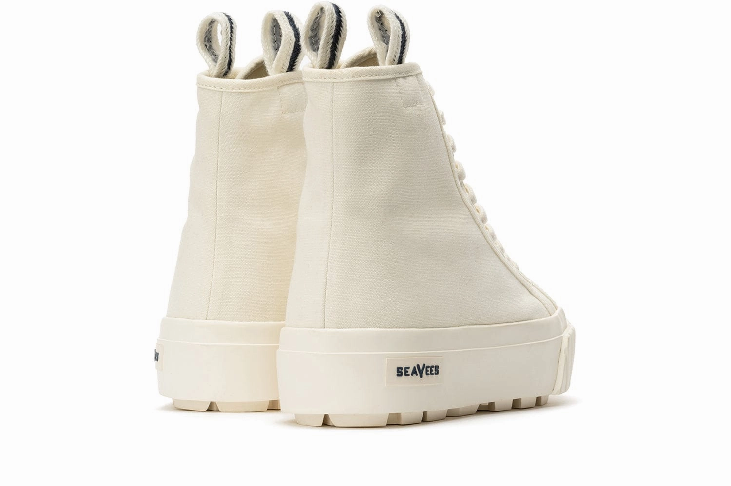Casual Outdoor Shoes Womens - La Brea Lug High Top Platform - White