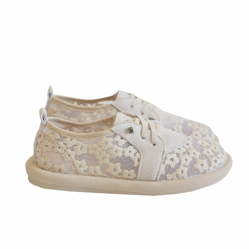 Women Retro Summer Canvas Mesh Casual Shoes Easy Spirit Dawn Casual Slingback Shoes