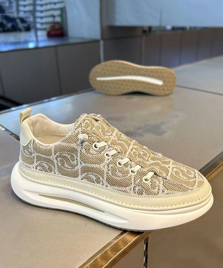 Air Max 270 React Casual Shoes Casual Splicing Platform Flat Shoes Red Canvas Women QK055