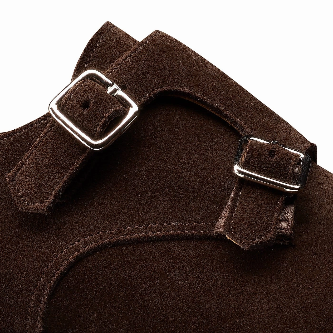 Lowndes 4 Dark Oak Suede Brogue Boots Commando Sole