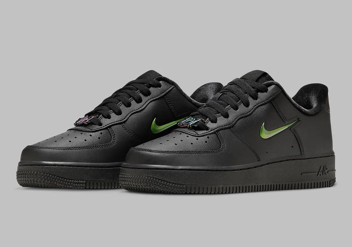 Nike Air Force 1 Low Just Do It Black Basketball Shoes Kd