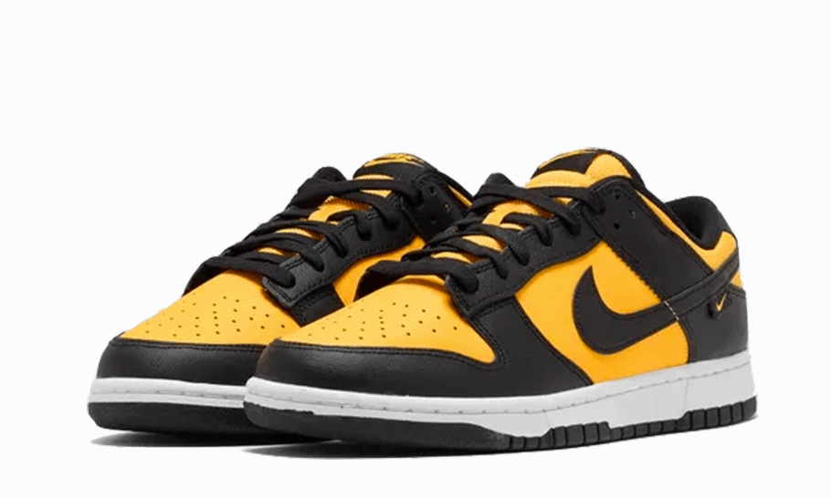 Nike Grey Tennis Shoes Nike Dunk Low Black University Gold