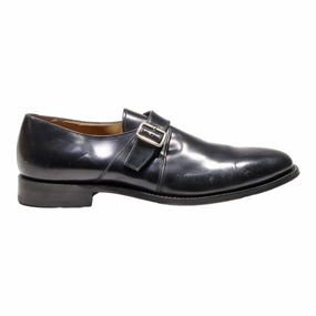 Classic Brogues CHARLES TYRWHITT Monk Shoes Black Leather Mens UK 9.5
