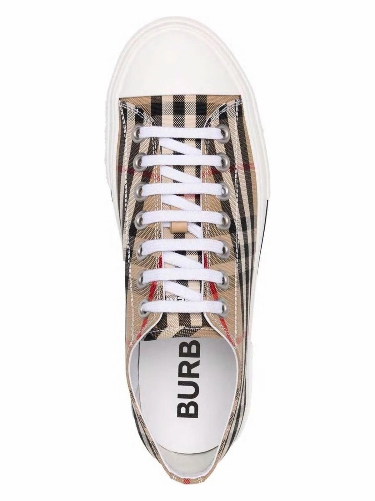 Retro Winterized Casual Basketball Shoes CHECKED MOTIF CANVAS SNEAKERS