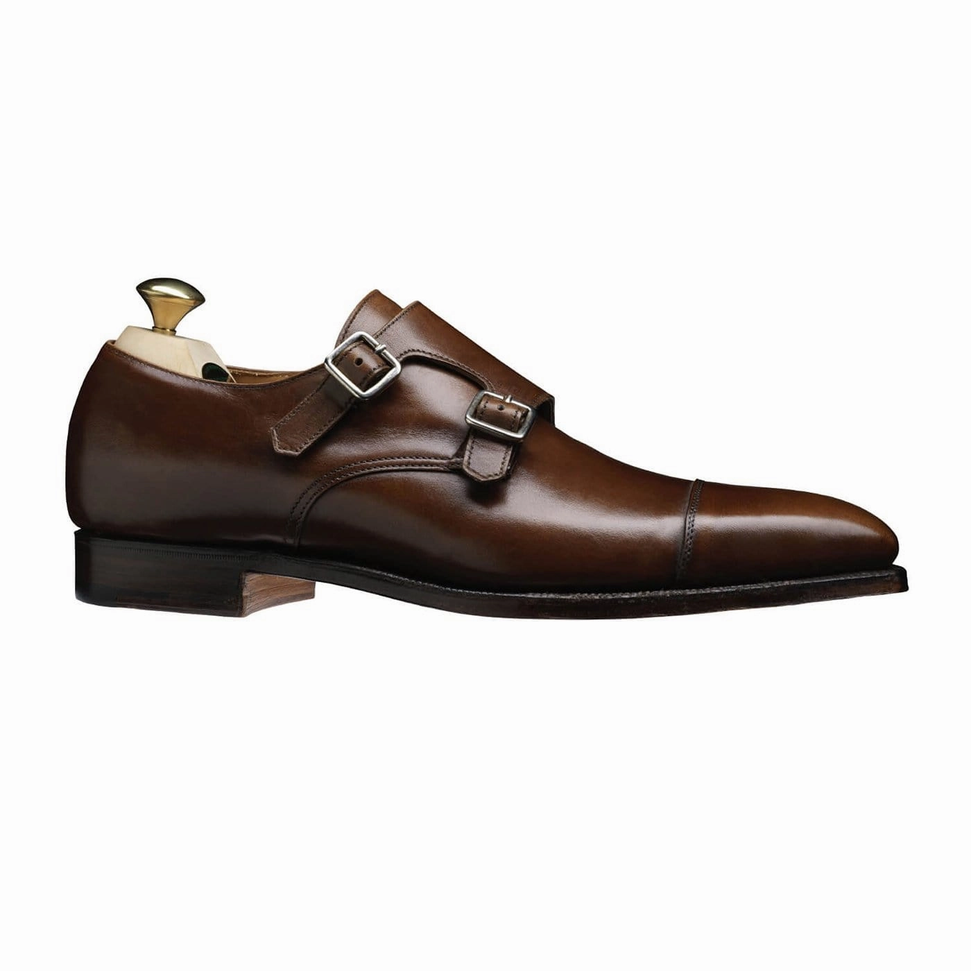 Lowndes Dark Brown Burnished Calf Brothers Brogues