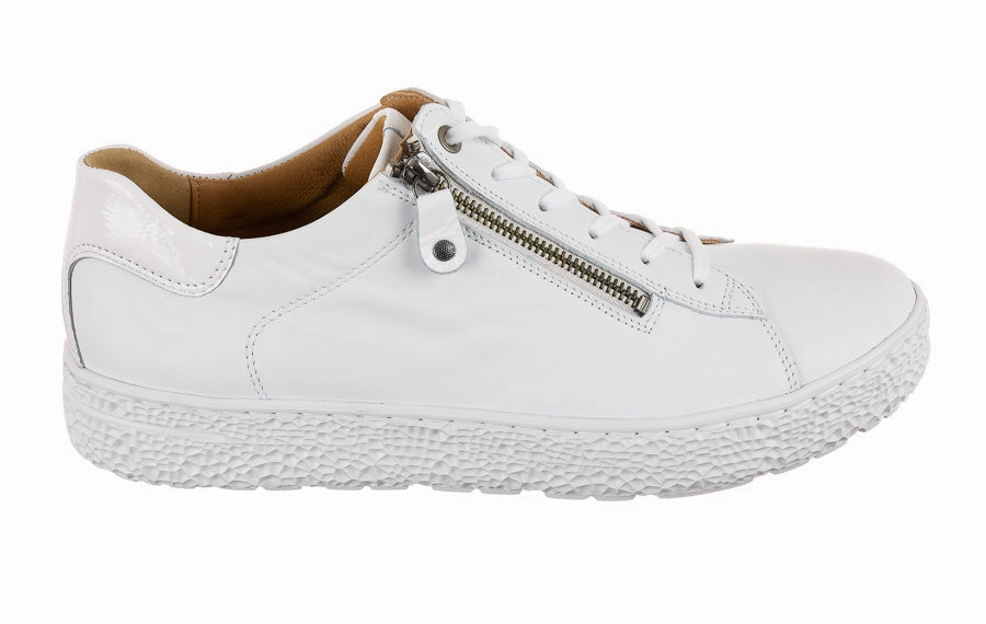 Clarks Leather Brogues Har Grass White
