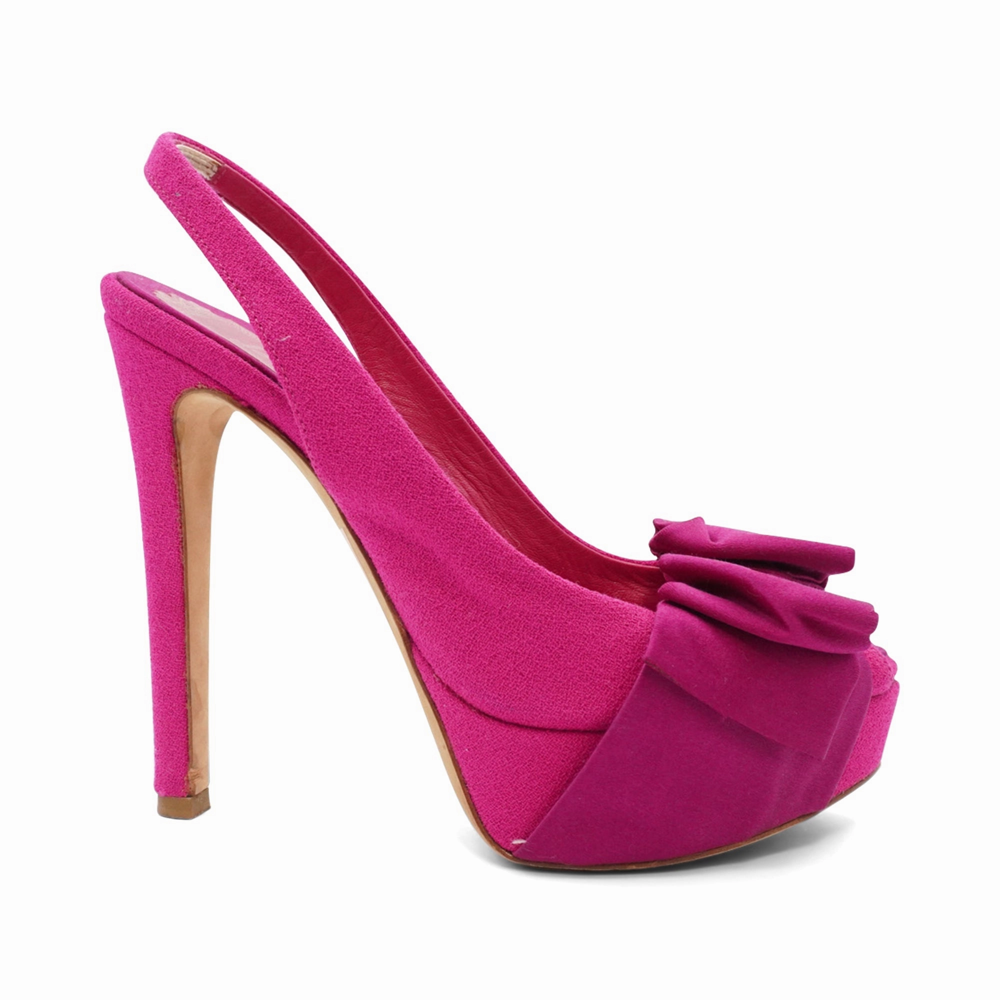 Top Brand Casual Shoes Christian Dior Slingback Heels - Women's 36