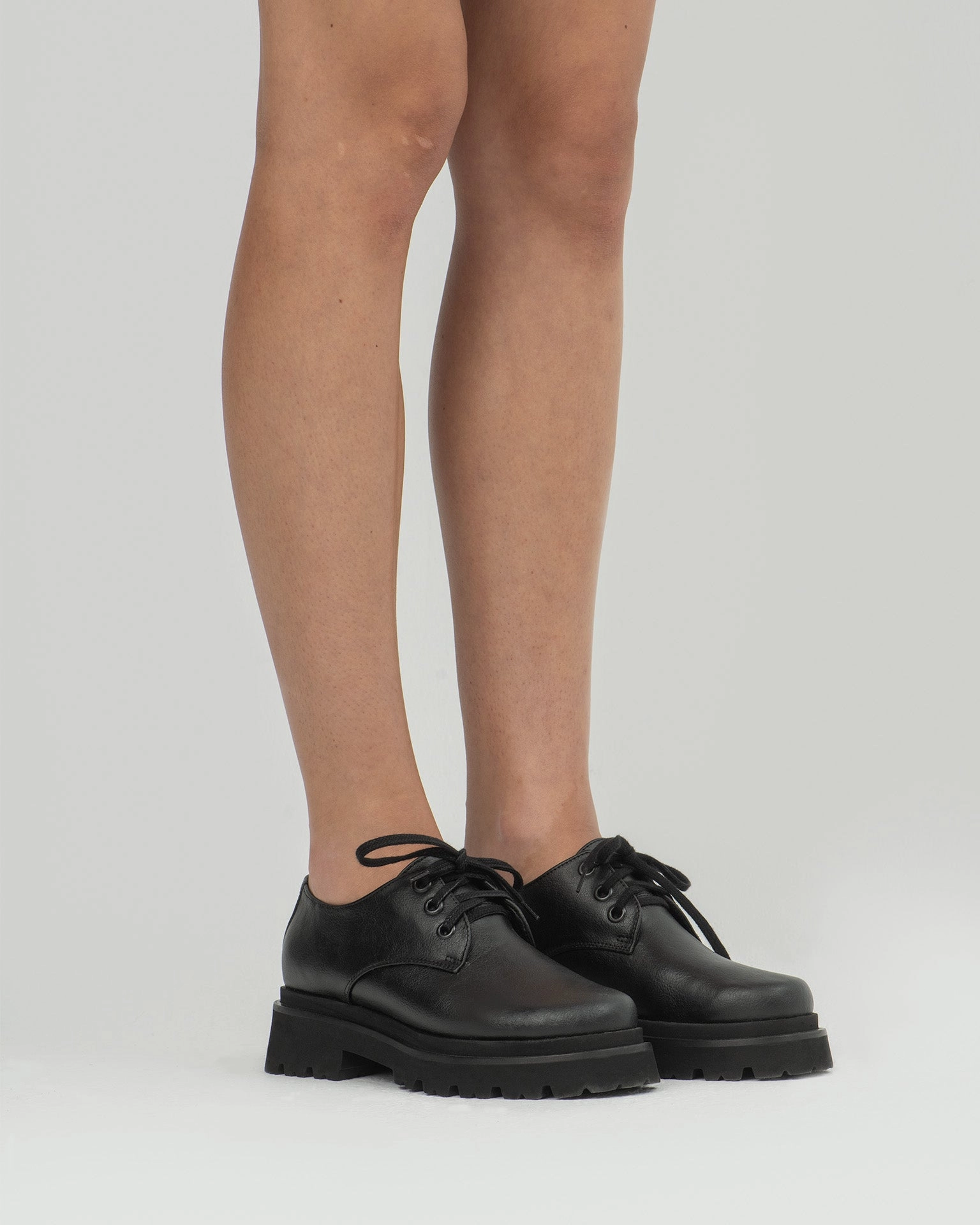 Lace Up Road Cycling Shoes Chunky Derbs No.2 Vegea woman derbs grape leather