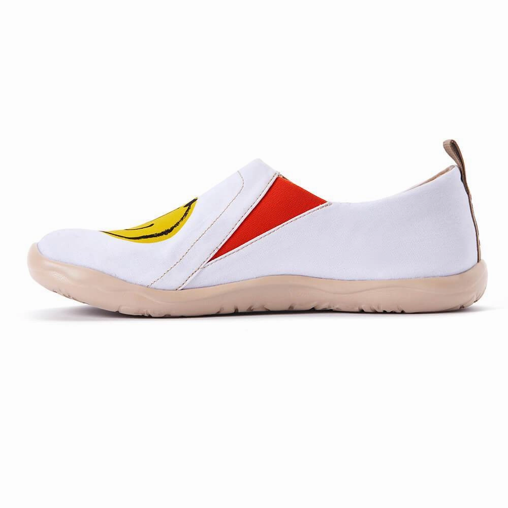 Trendy Business Casual Shoes Smiley Canvas