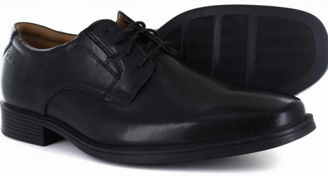 Clarks Tilden Plain II waterproof Automatic Lace Up Shoes