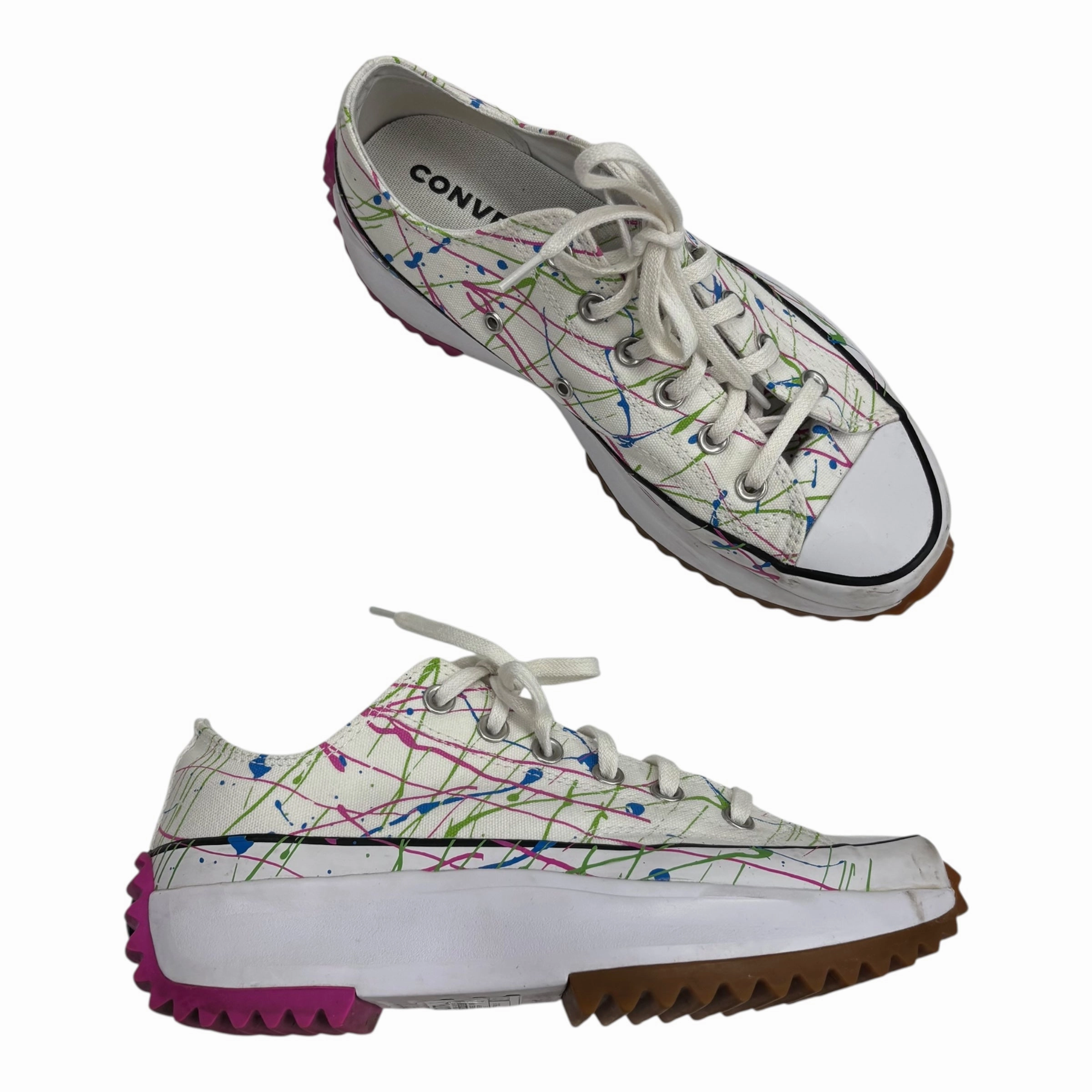 Laura Milena Mary Jane Toddler Shoes Shoes Sneakers Platform By Converse In Cream, Size:9.5