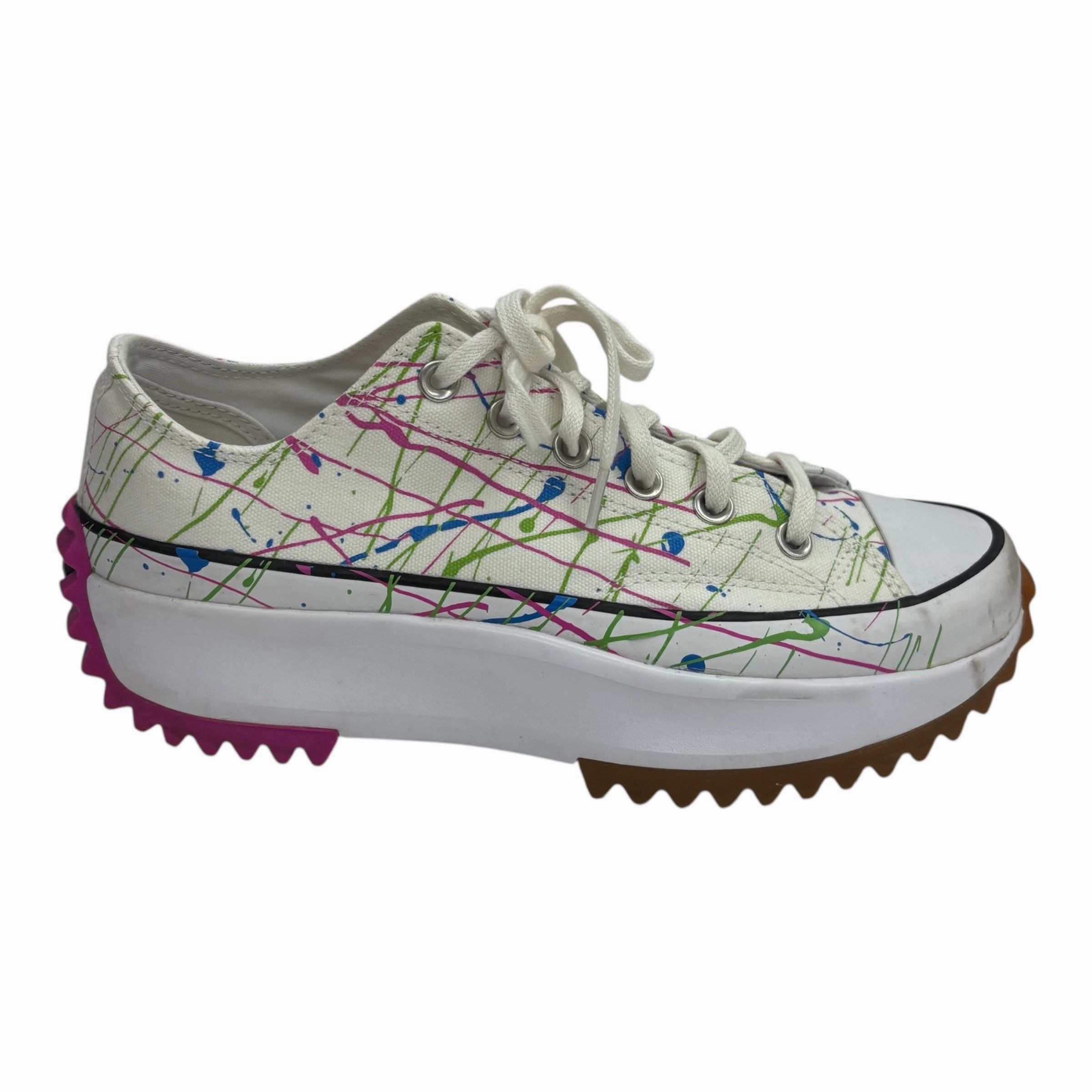 Comfortable Mary Jane Style Shoes Shoes Sneakers Platform By Converse In Cream, Size:9.5