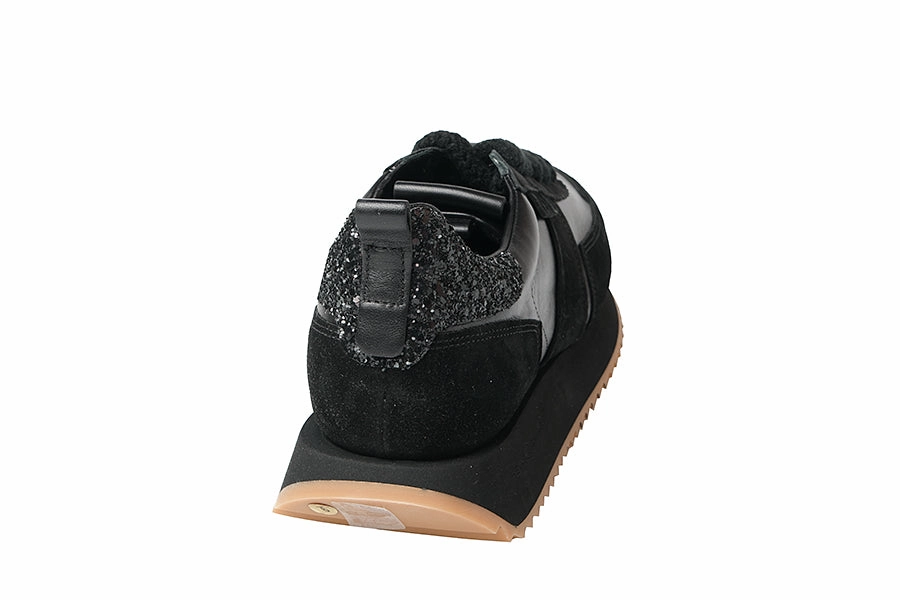 KEN YOSHIMOTO BLACK Block Heeled Brogues