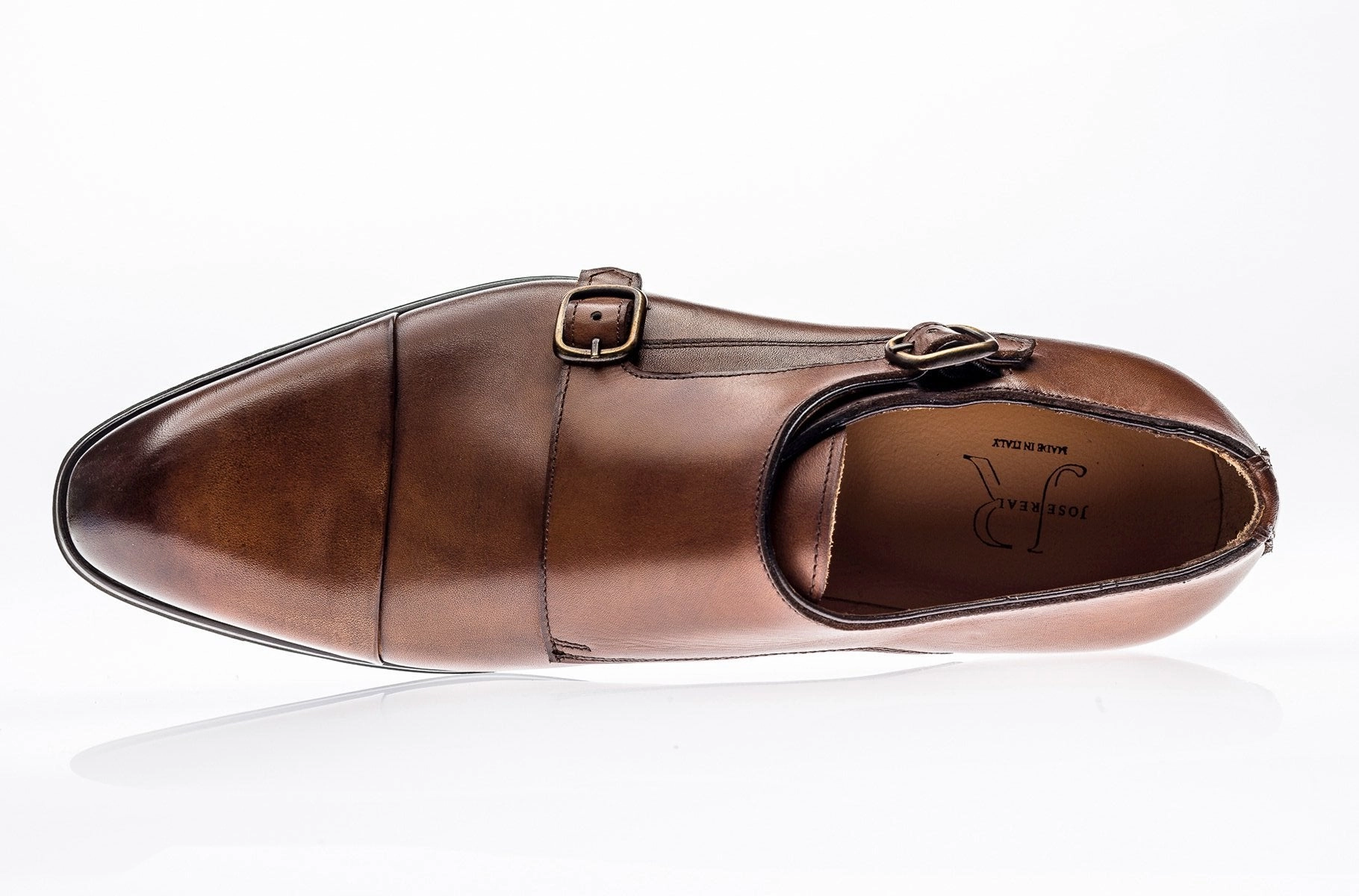 Skinhead Brogues TEATRIZ DOUBLE MONK COGNAC (W)