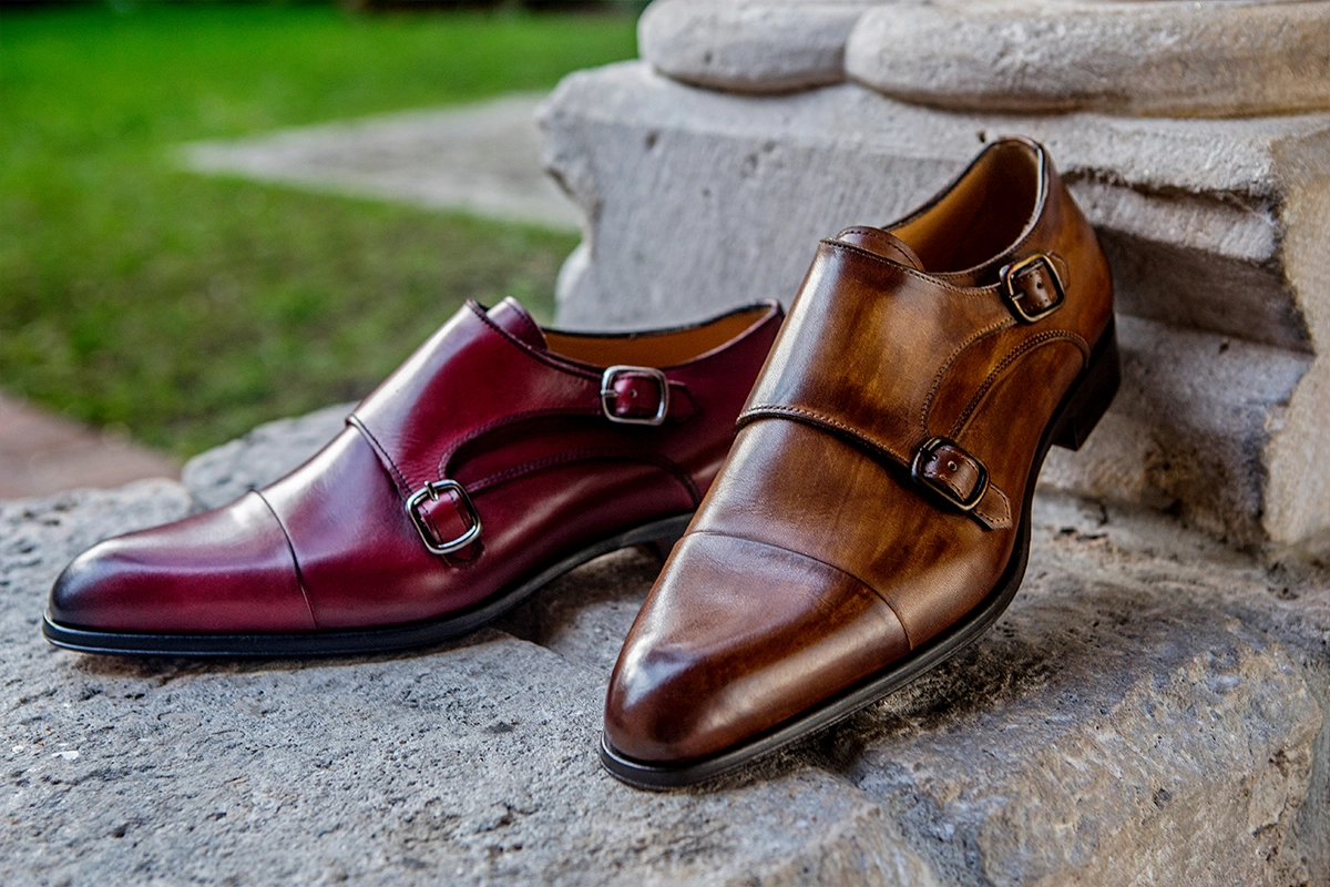 Grenson Fred C Brogue Boot TEATRIZ DOUBLE MONK COGNAC (W)