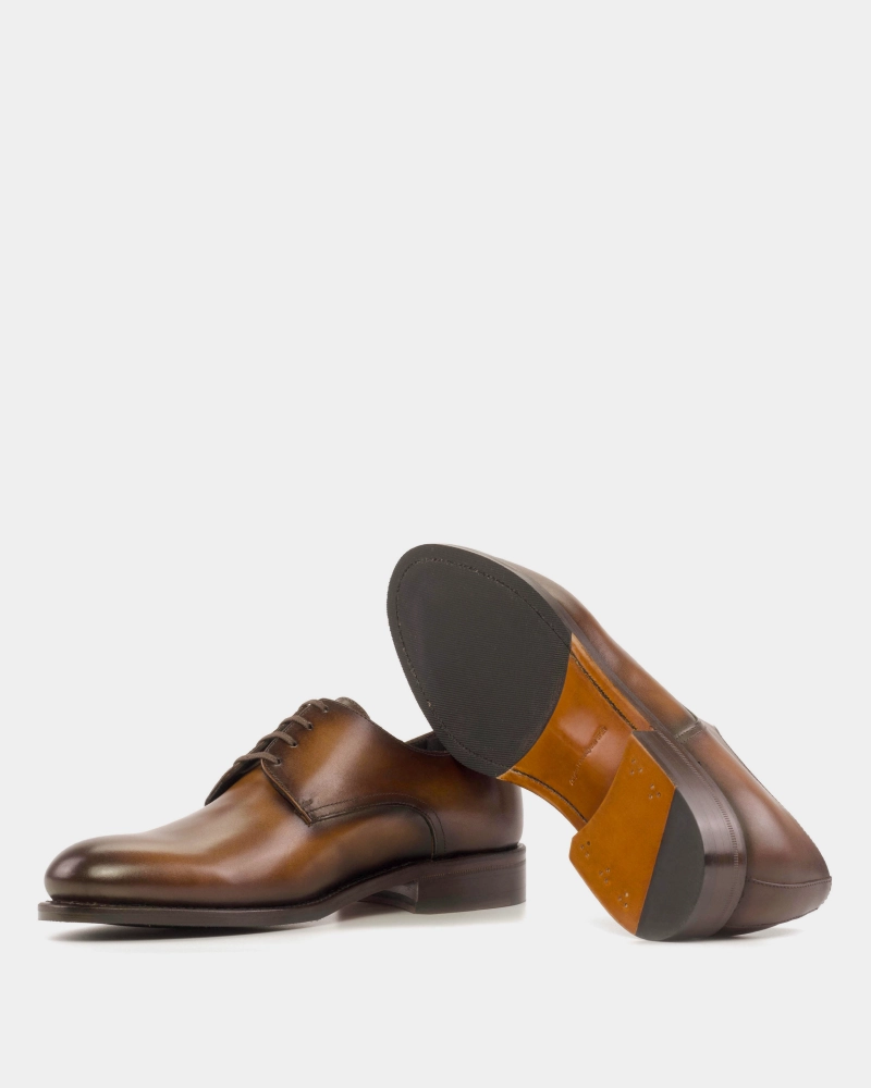 Marco Derby in Brown Calf Lisbon Derby Shoes