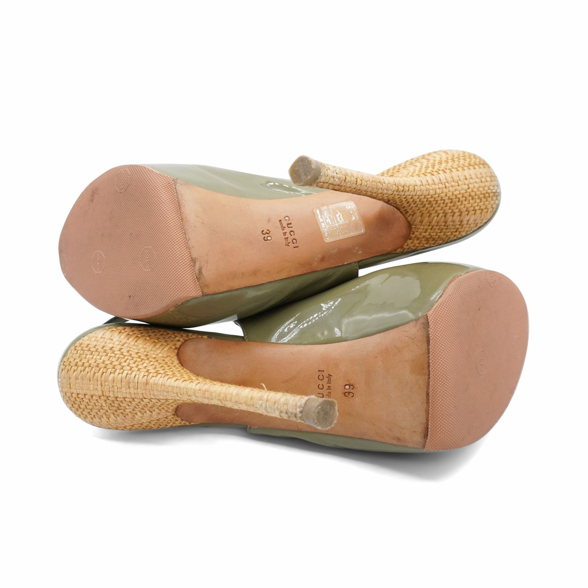 Gucci 'Sofia' Slingback Heels - Women's 39 Flight Attendant Mary Jane Shoes