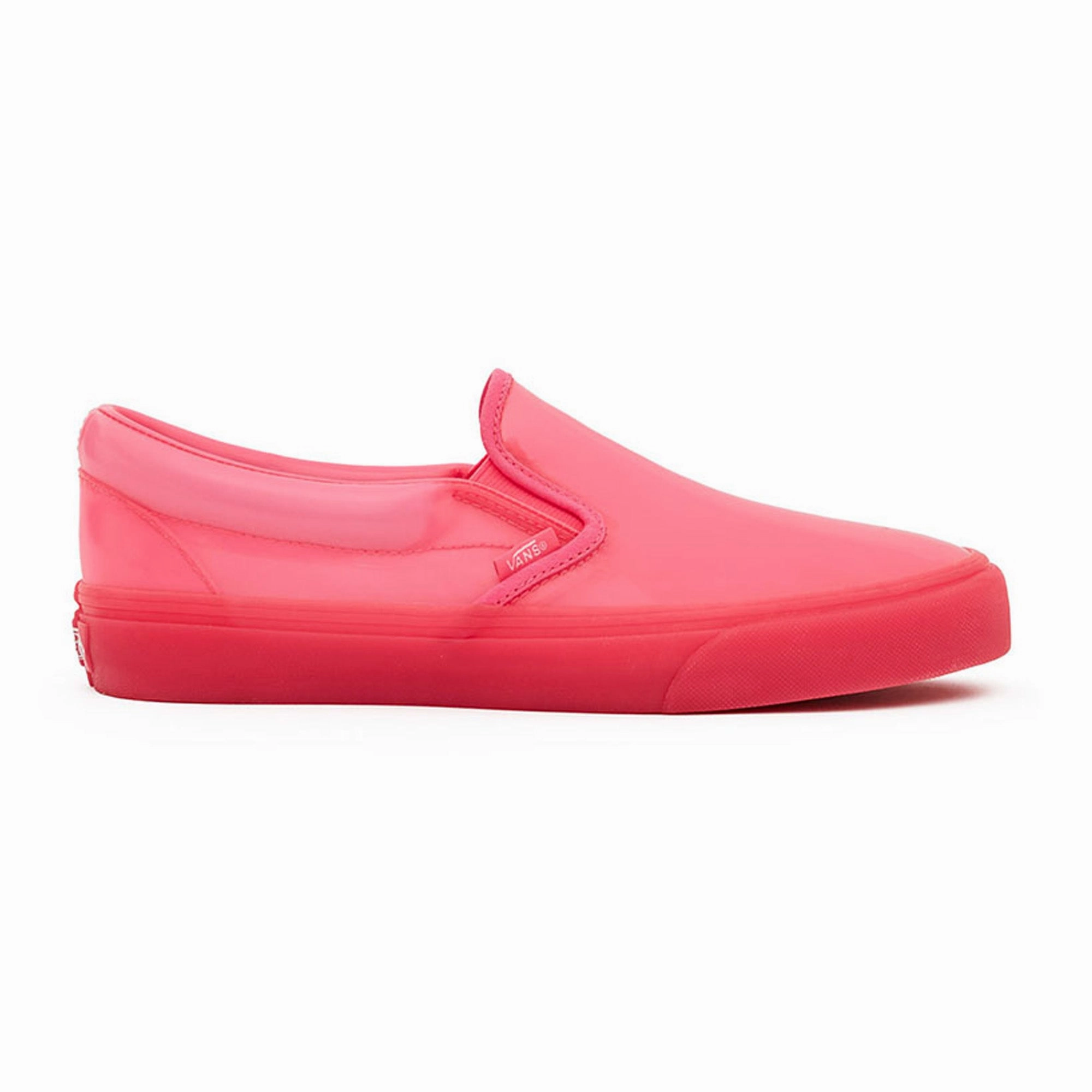 Classic Slip-On x Opening Ceremony 'Transparent' - Pink (New) Plastic Slip On Shoes