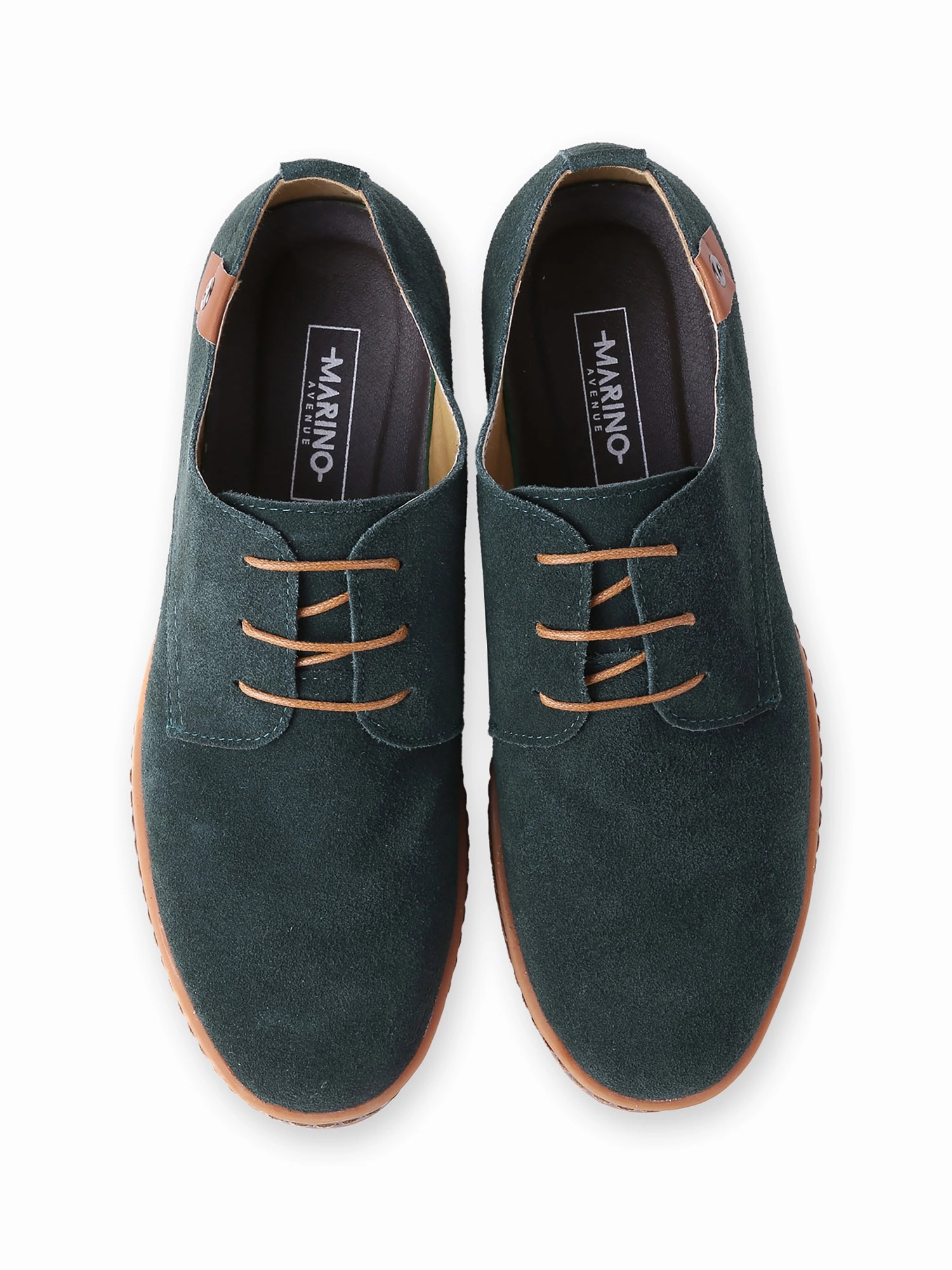 Classic Suede Oxford Shoes Block Heel Oxford Shoes