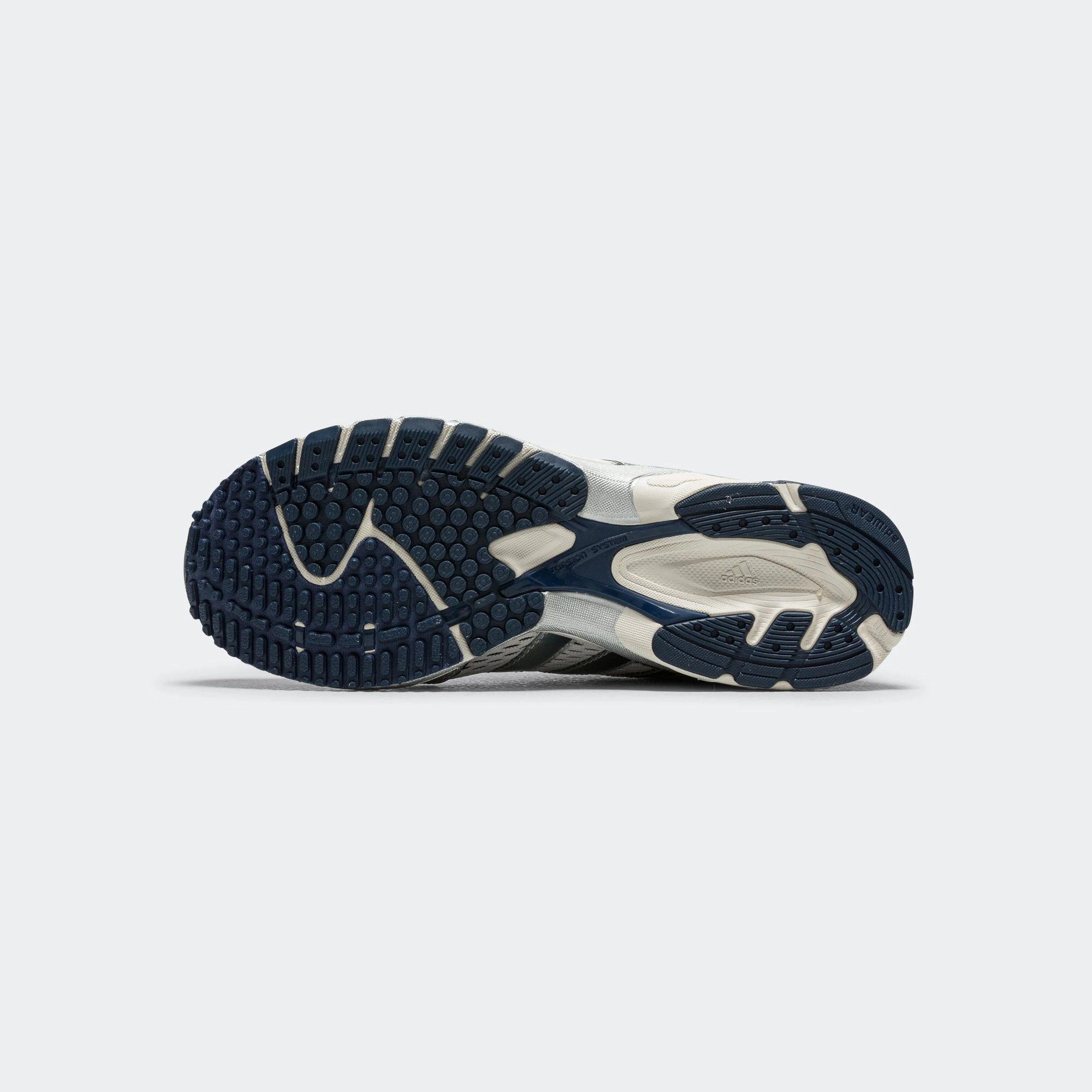 Black Designer Tennis Shoes Womens Adizero Adios x Sporty & Rich - Footwear White/Collegiate Navy-Cloud White