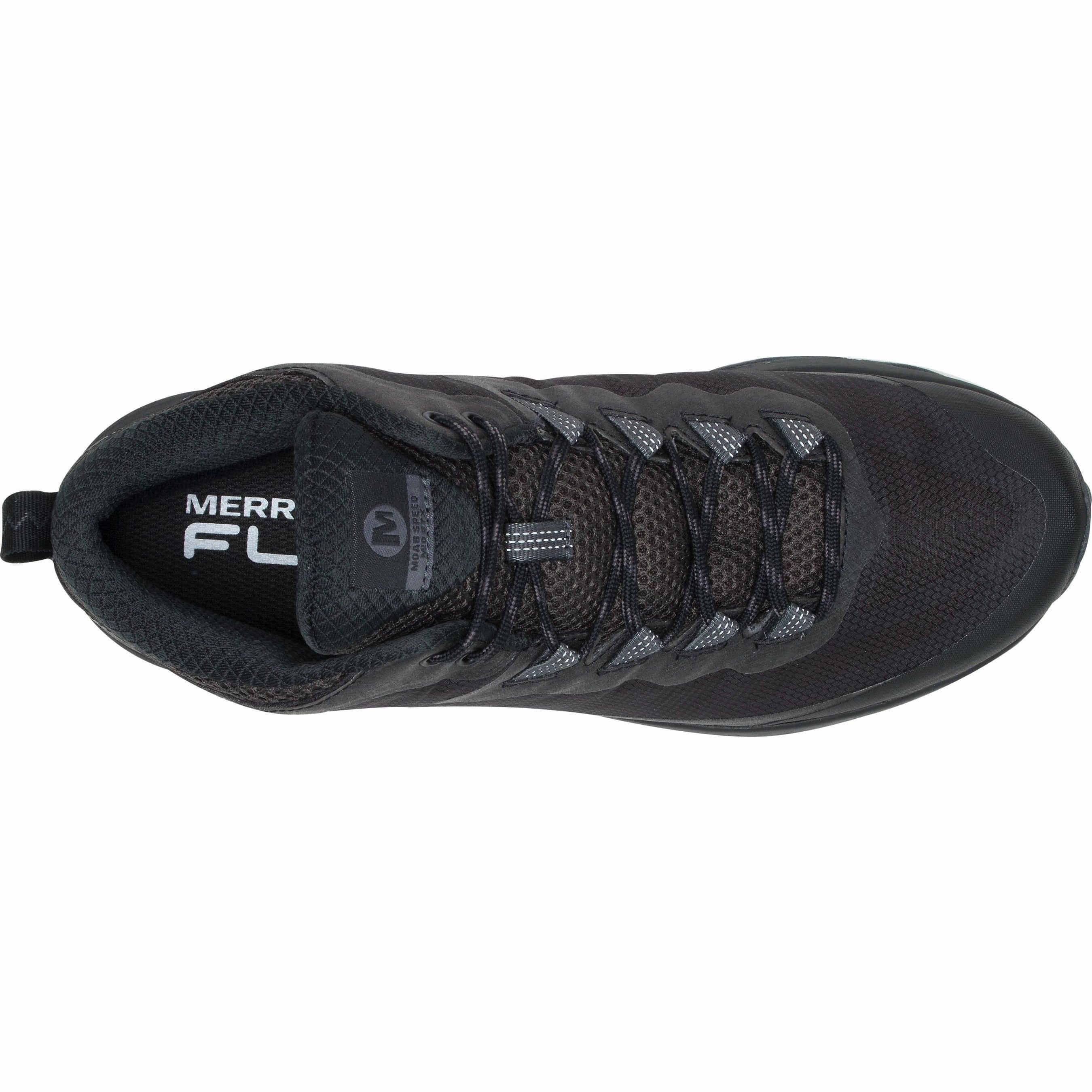 Merrell Moab Speed Mid GORE-TEX Mens Walking Boots - Black Hi-tec Aww Mauna Waterproof Hiking Shoes