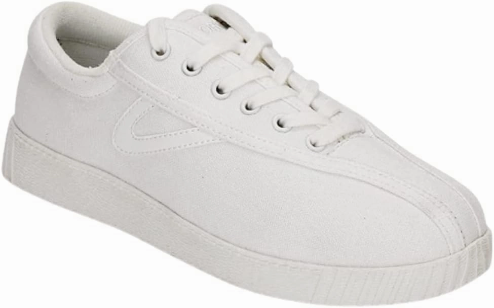 Tennis Shoe Tretorn Men's Nylite Canvas Sneakers - WHITE/WHITE