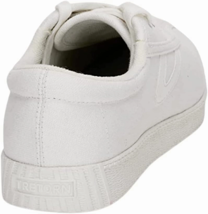Heel Tennis Shoes Tretorn Men's Nylite Canvas Sneakers - WHITE/WHITE