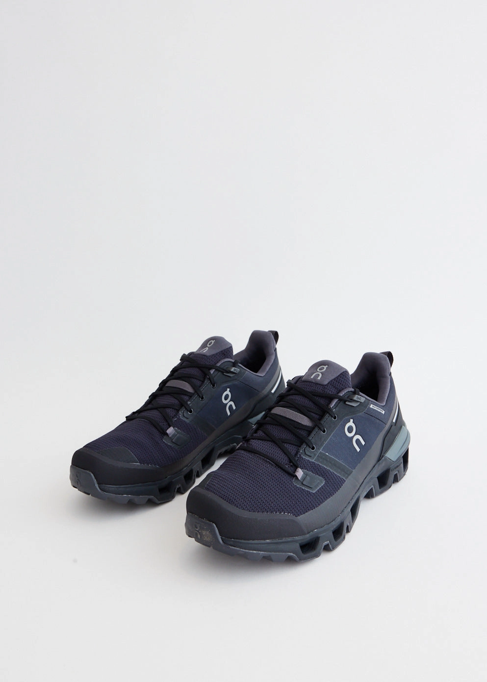 On Running Tennis Shoes Cloudwander Waterproof 'Black Eclipse' Sneakers
