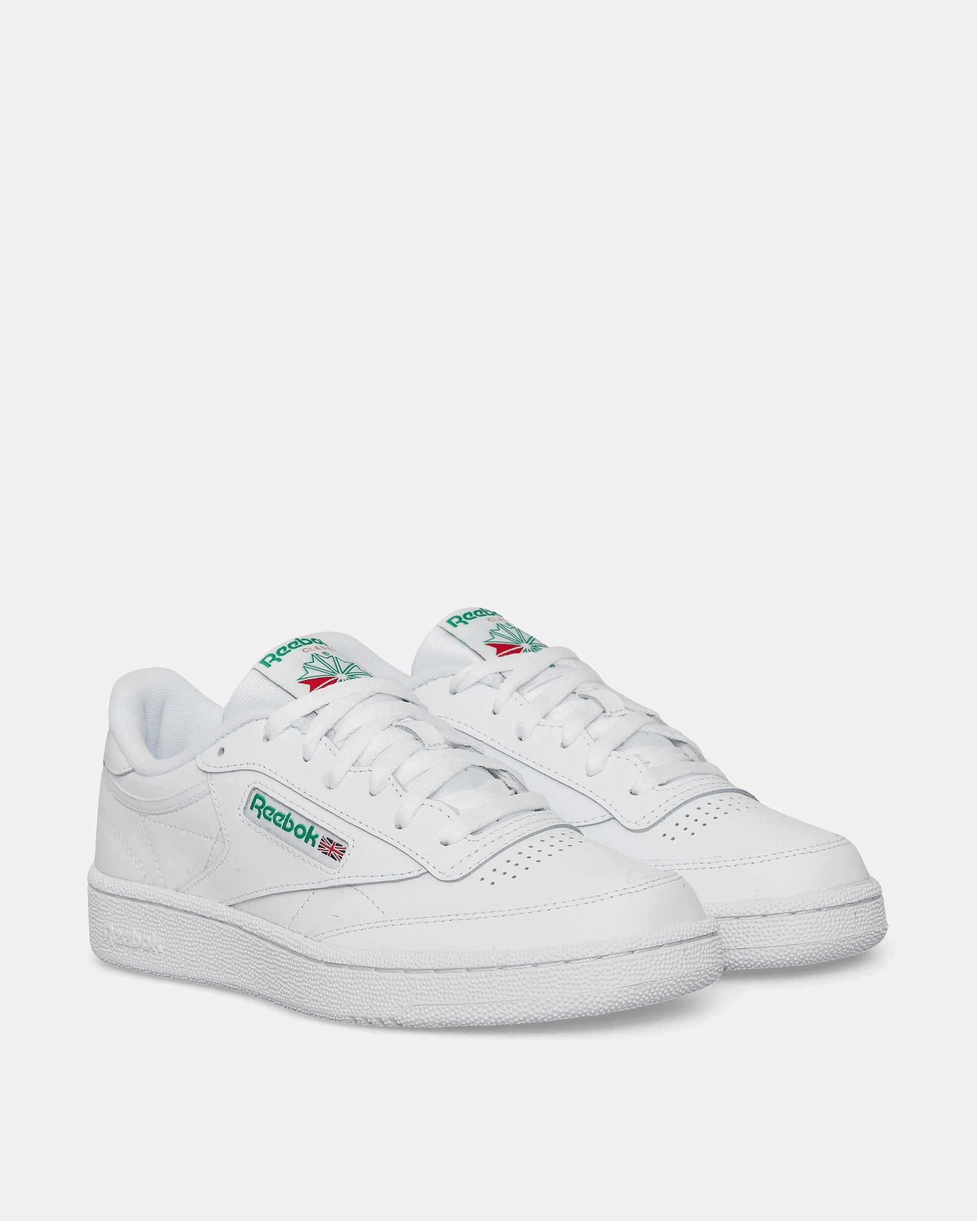 Tennis Shoes With Star Club C 85 Sneakers White / Green