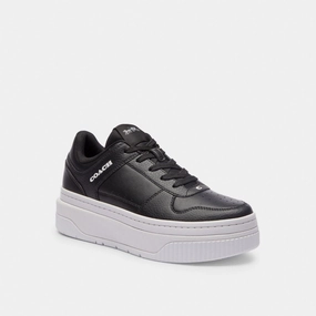 Coach Platform Sneaker Black Mary Jane Nurse Shoes